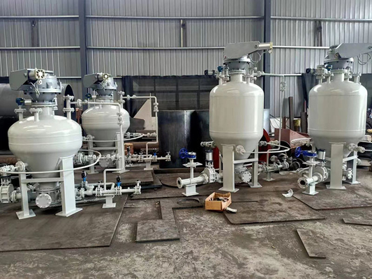 300t/H πυκνή πνευματική σκόνη φάσης που μεταβιβάζει την αντλία συστημάτων για τη χοάνη τσιμέντου