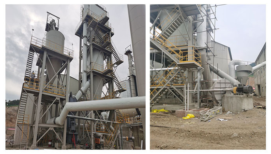 Pulverizer κυλίνδρων μύλων ασβεστόλιθων 325 πλέγματος κάθετες εγκαταστάσεις για Calcite τον άστριο δολομίτη